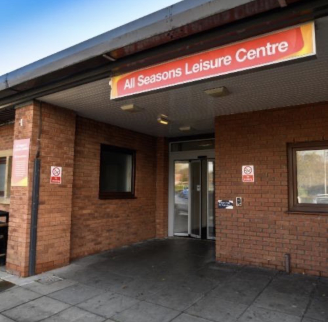 All Seasons Leisure Centre entrance